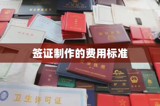 青田签证制作的费用标准